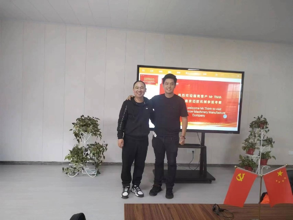 越南、印度客戶來我司參觀考察